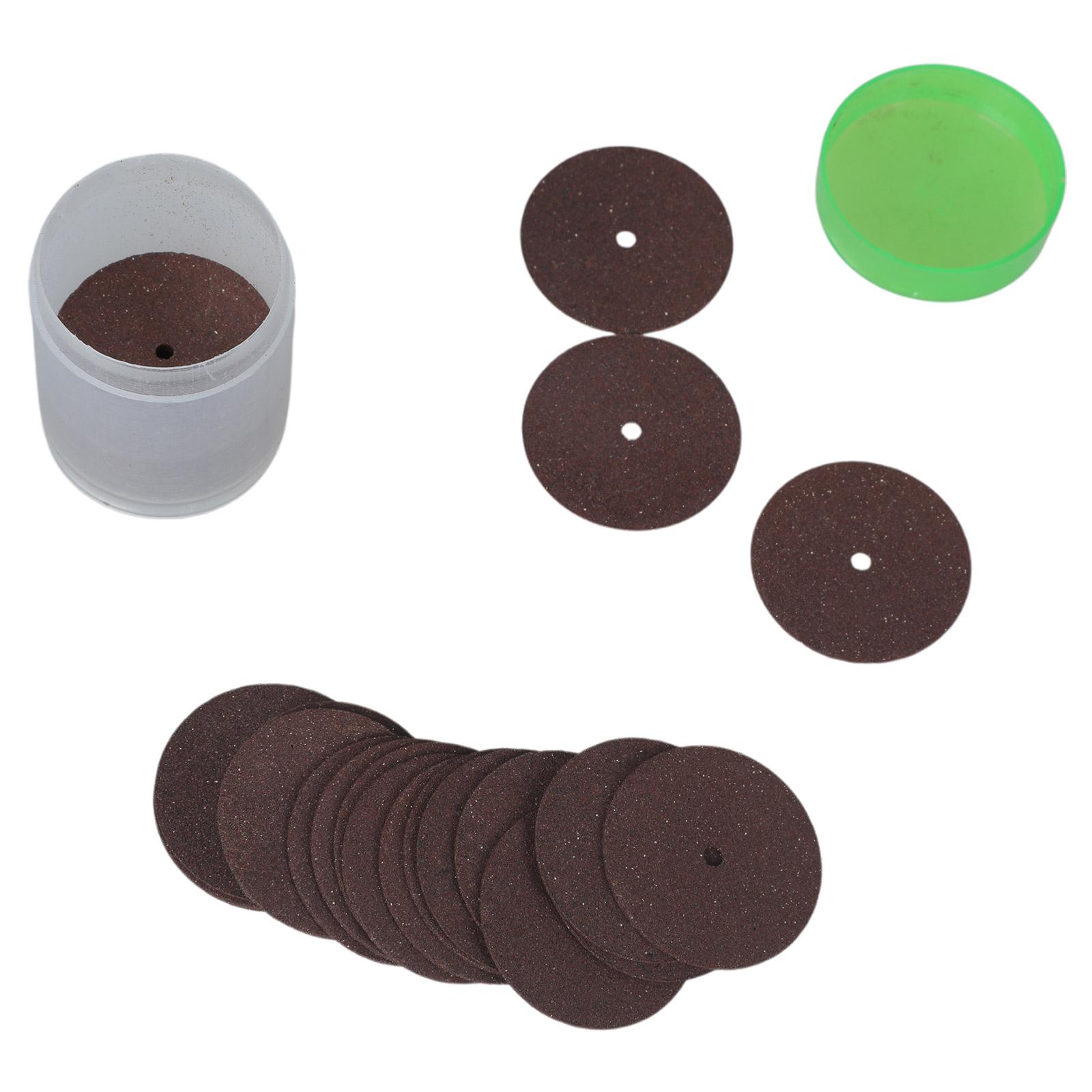 

36 шт. режущих дисков для смолы, набор лезвий для резки, набор для вращающегося инструмента коричневый