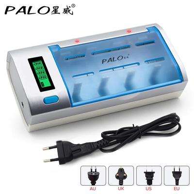 Multi Usage 4 Slots LCD Display Battery Charger For 1.2V NI-MH NI-CD AA/AAA/C/D/9V Rechargeable Batteries