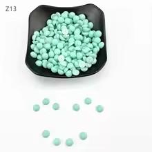 6-12mm Semi Circular Acrylic Flatback Plastic Beads Matte Multi-color Customizable Color Clothing Accessories Beads