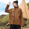 Hooded Jacket Men's Spring and Autumn New Loose Casual Jacket Men's Outdoor Trendy Brand Youth Windproof Jacket