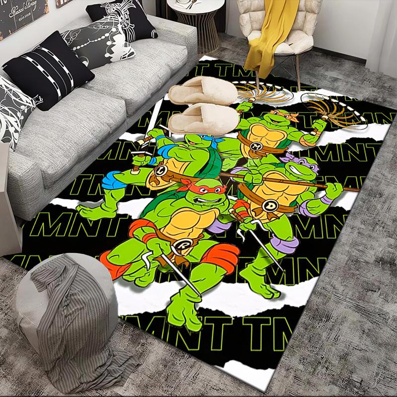 Ninja Turtles Adventure Area Rug Suitable for Indoor And Outdoor,Carpets for Kitchens, Homes, Offices, Living Rooms,Home Decor,Christmas Gift