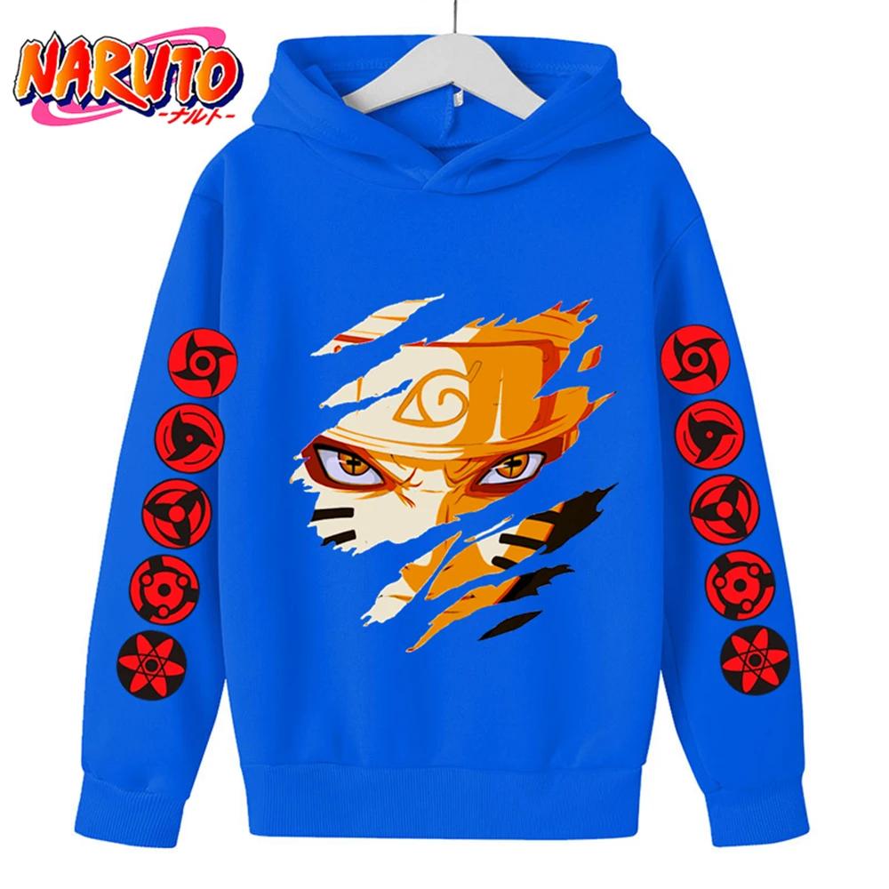 2025 MINISO Moletom Naruto Infantil Roupa Infantil Para Meninos Roupa Infantil Bebê Outono Quente Moletons Casaco Roupa de Desenho Animado Moletom