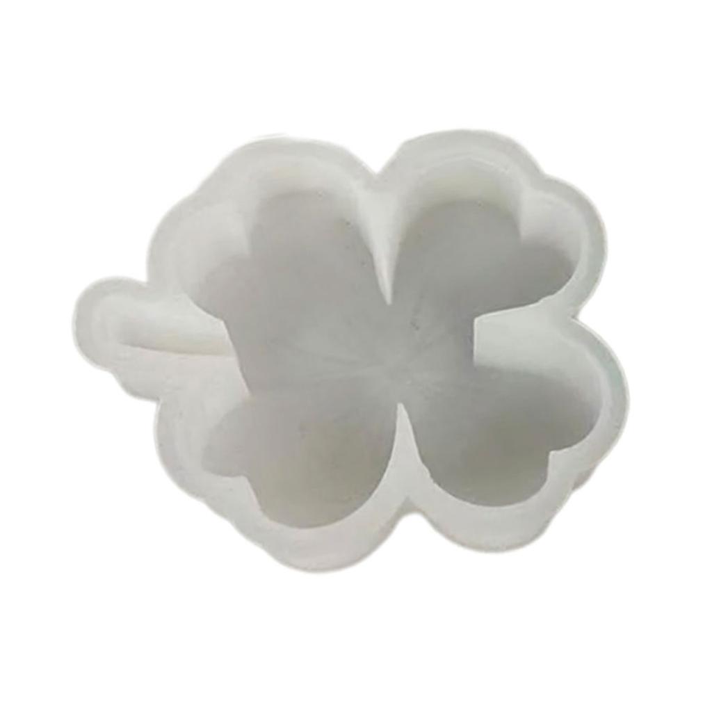 Leaves Candle Molds Clover Candle Molds for Candle Soap DIY Craft Gypsum Decorations Christmas Gift Home Decorations