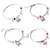 Butterfly Designs Bracelet Adjustable Handchain for Women Girls Stylish Jewelry Accessory for Friend Family