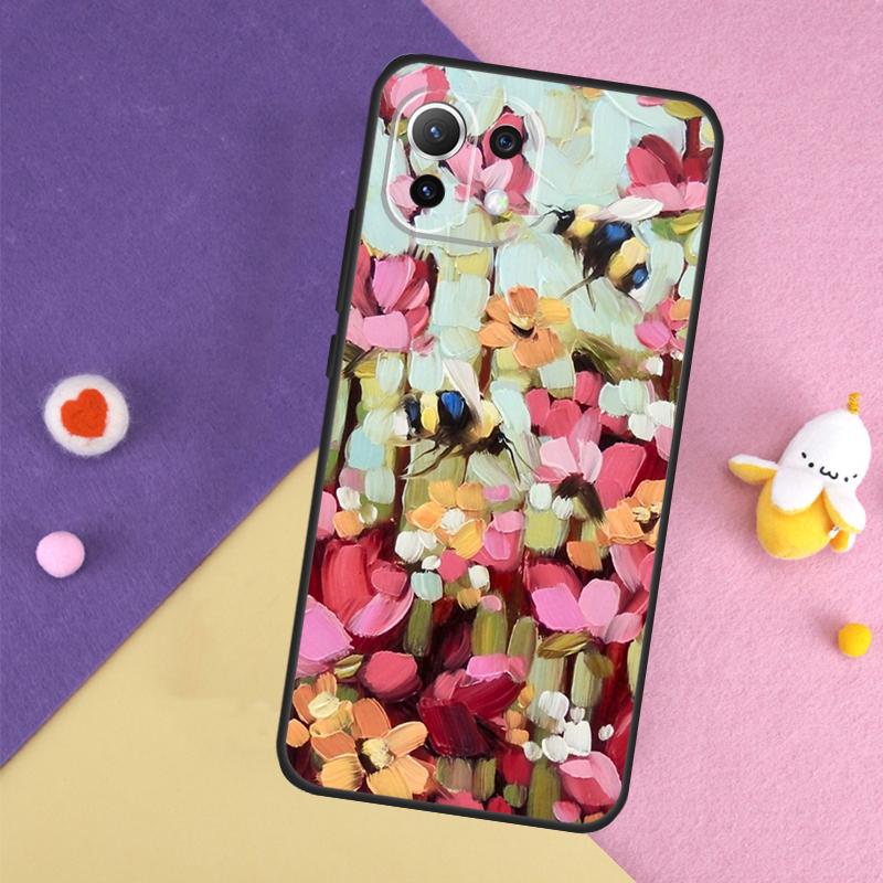 

Чехол с пчелами для Xiaomi 15 Ultra 13 14 14T 11T 12T 13T Pro POCO X7 Pro X3 X5 X6 F5 F6 M6 Pro POCO F6