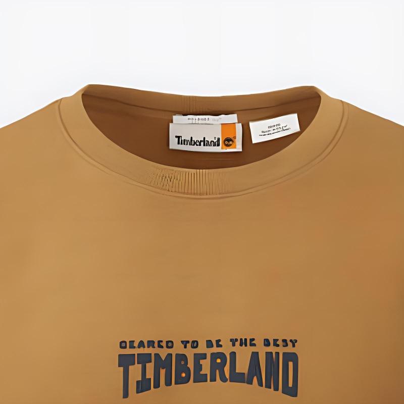 Timberland LP Sweatshirt Crew Letter Design Knitted Pullover Comfortable Long Sleeve Sweatshirt Men Sweatshirt Brown A5RN6-P47