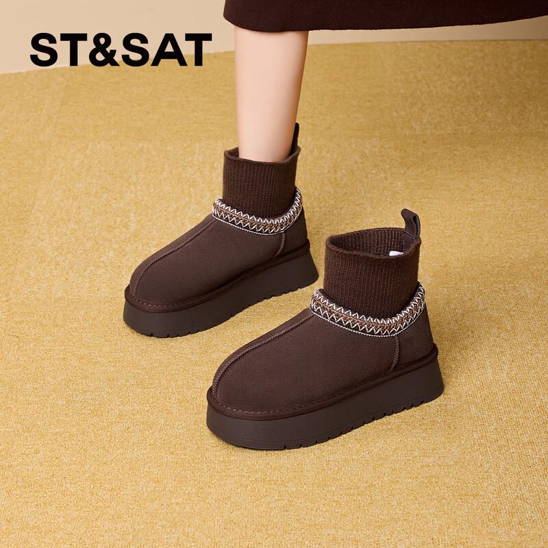 Women s Winter Platform Plush Ankle Boots 36