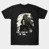 Men Black Print T-shirt Crow - Can'T Rain All The Time No-Cut Transfer Paper Print Cotton Tshirt