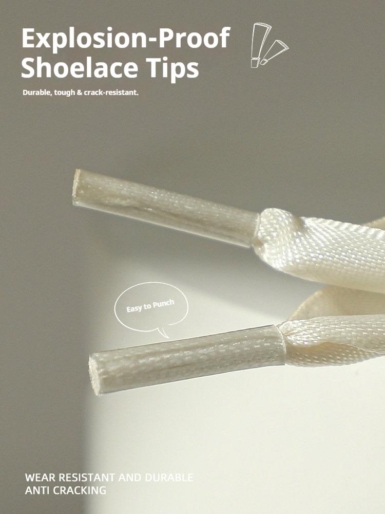 2 Paar 2cm Breite für Sneaker Flache Schuhe Schnürsenkel aus Baumwolle Satin Seidenband Schnürsenkel Verstellbare Länge 80cm/100cm/120cm/140cm