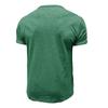 Men's Bamboo Cotton Henley T-Shirt - Short-Sleeve Outdoor European and American Style