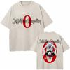 Japan Anime Jujutsu Kaisen Washed T Shirts Satoru Gojo Geto Suguru T-shirt Casual Cotton Oversized Harajuku T Shirt Fans Gifts