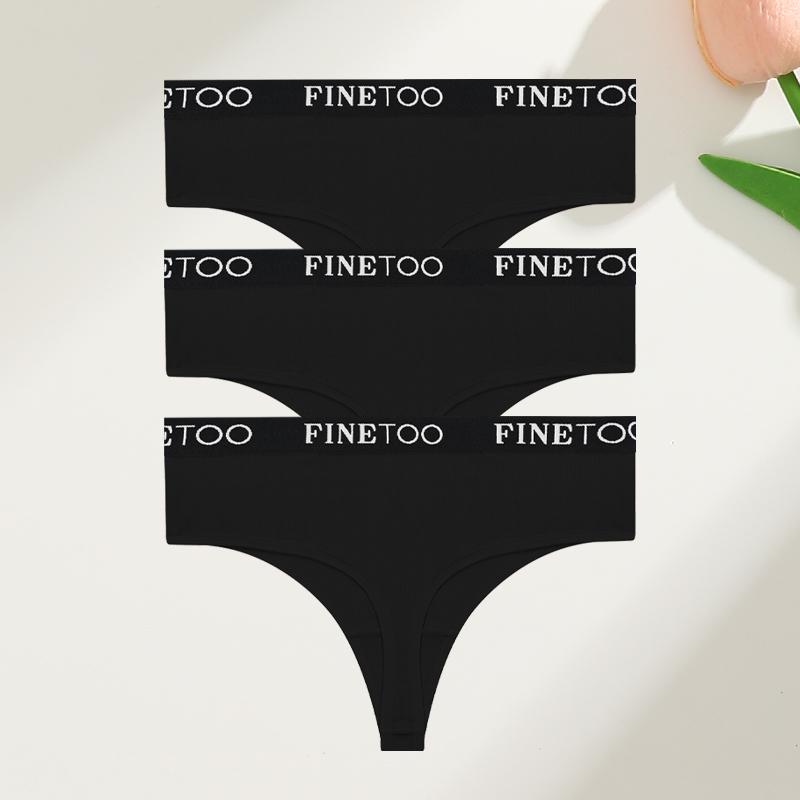 

3Pcs Cotton High-Waist Thongs Underwear Women s Breathable Elastic Belt Panties Sexy Plus Size Comfortable T-Back Lingerie S-XXL XXL