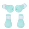 4Pcs Pet Bathing Foot Cover Silicone AntiScratch Cat Paw Protector Pet Supplies for Bathing(Green )