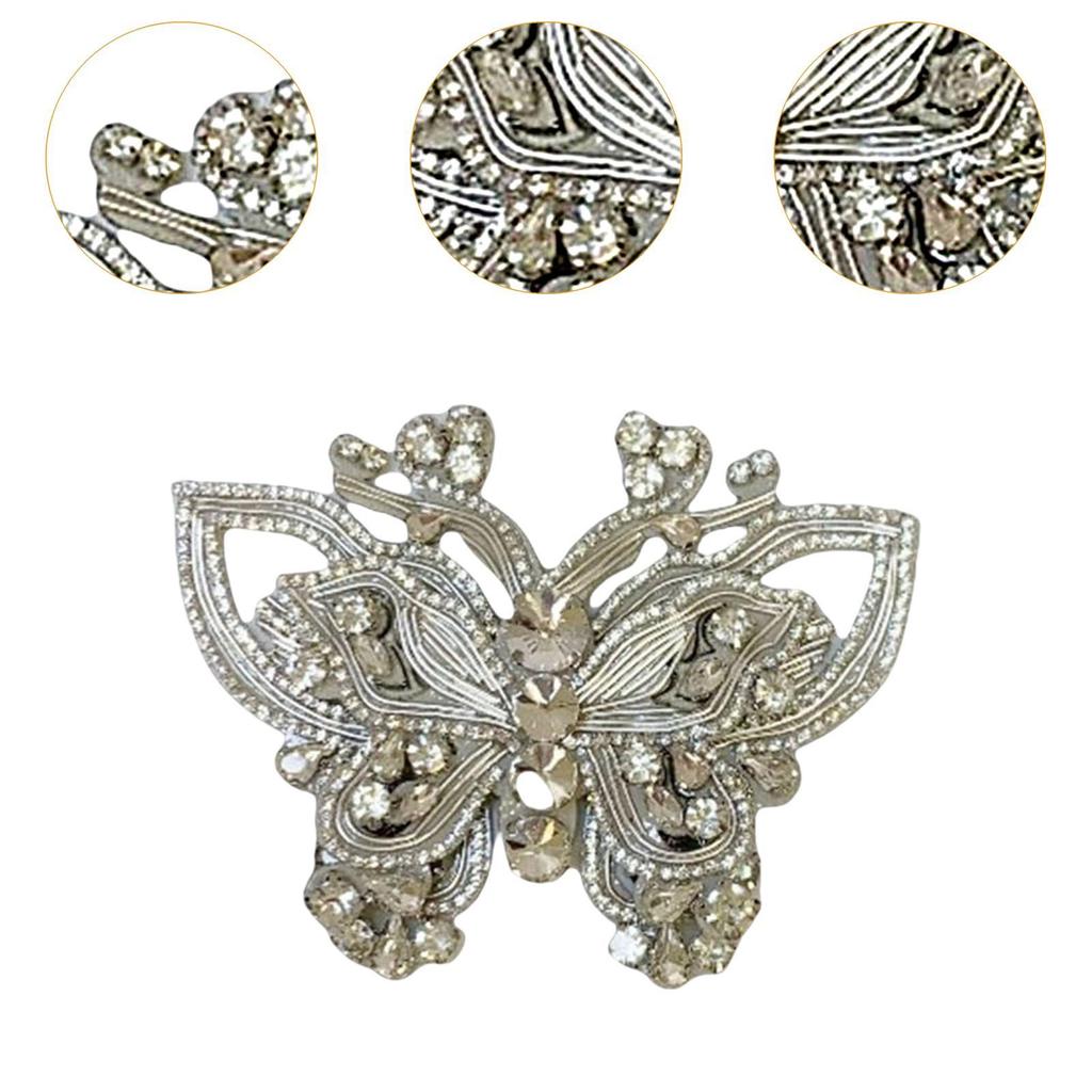 Rhinestone Shoe Clip Fashion DIY Elegant Bridal Butterfly Shoe Bag Decoration Jewelry Shoe Charm Shoe Decoration Charm Shoe Clip