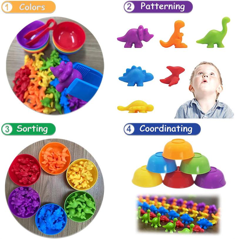 Montessori Color Sorting Toys Matching Game Baby Toys Fine Motor Training Educational Toys Montessori Games For Kids 2 3 4 Years