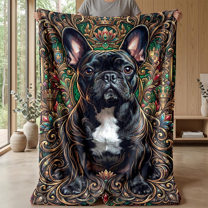 Royal Bubbles Fantasy Theme blanket Lightweight Warm Flannel Blanket Decorative Throw Blanket for Home Decoration