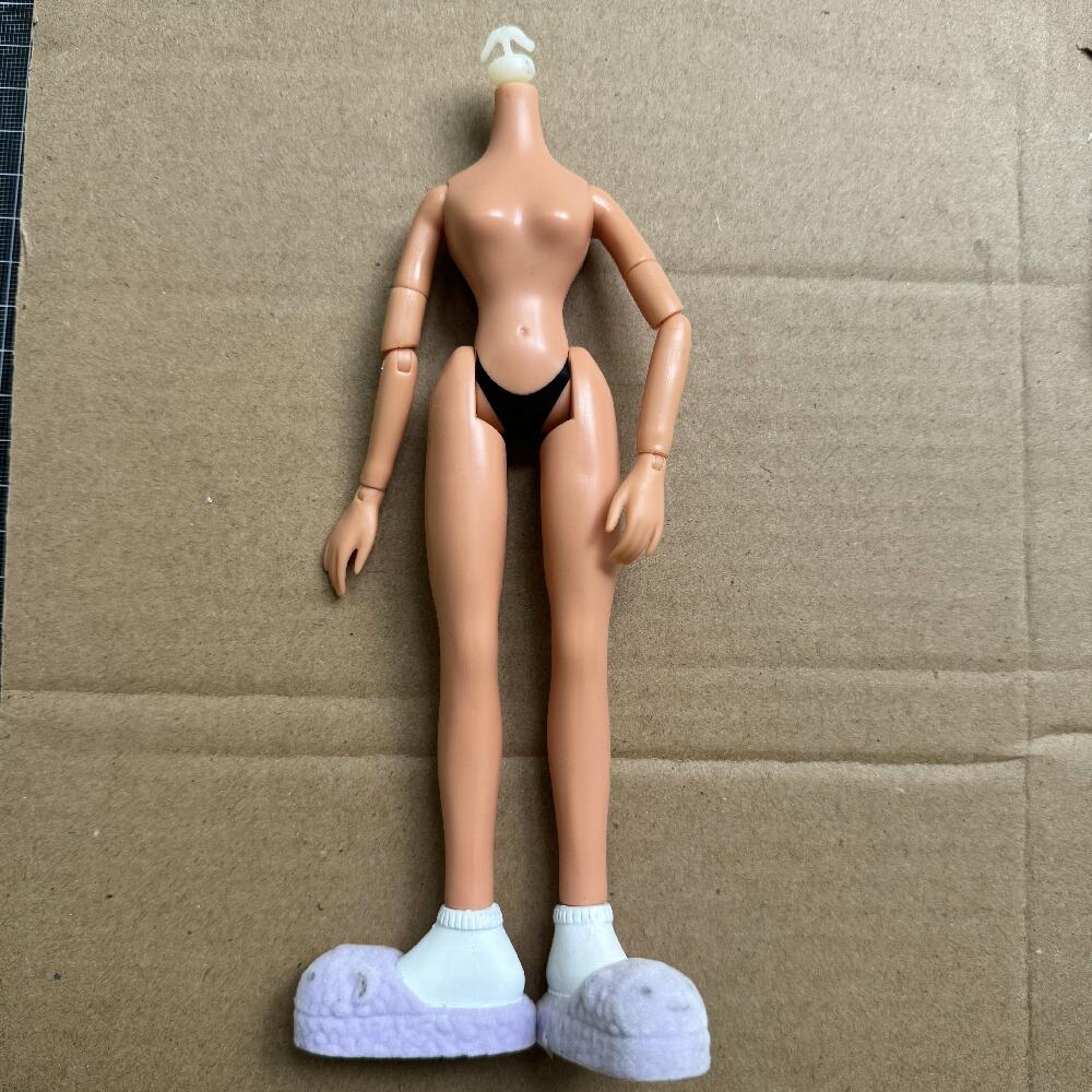 2001 Version Original Brazz Body Multi-Joints Movable Vintage Rare Face Doll Heads Doll Shoes DIY Parts