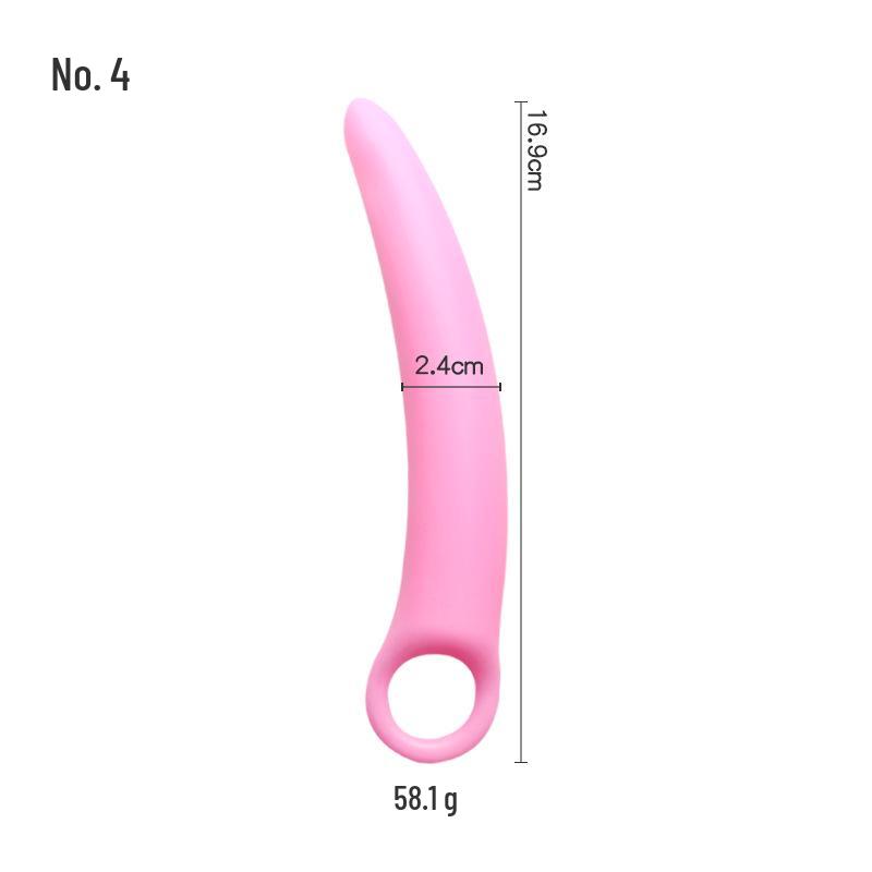 Crescent Female Vibrator: Hand-Pulled Anal Plug for SM Training & Adult Play