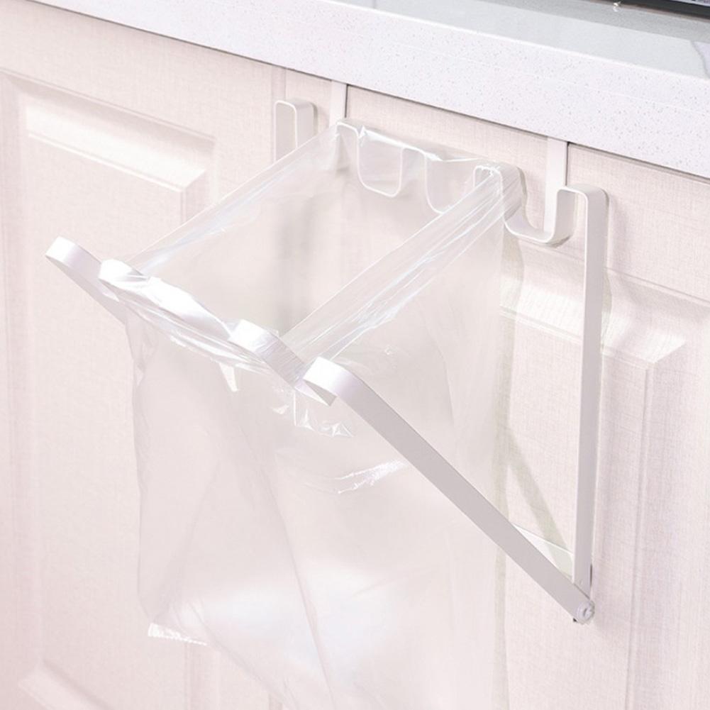 Household Waste Garbage Bag Hanging Rack Rubbish Bag Holder Kitchen Cabinet Accessory
