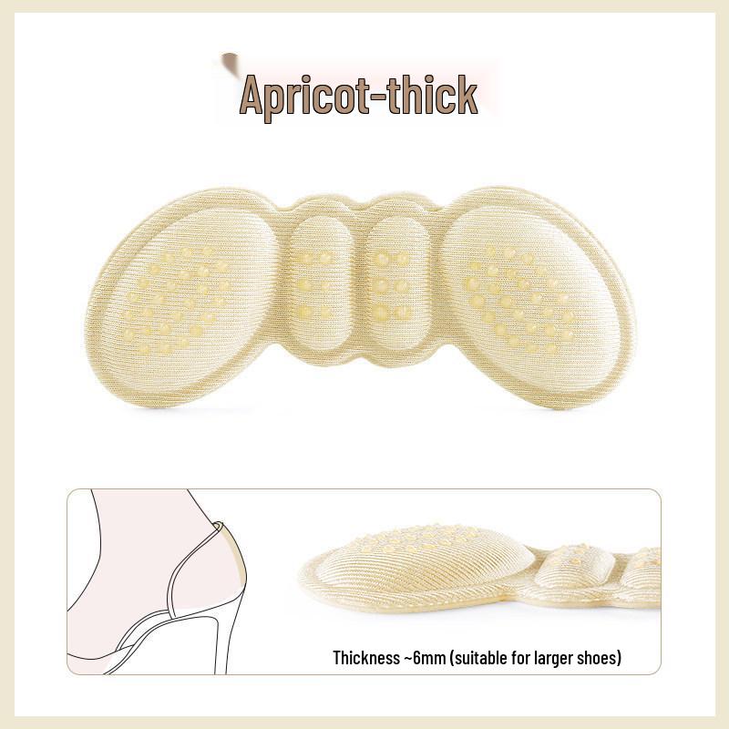 Anti-Blister Heel Sticker & Half Insole for Women - Adjusts Shoe Fit and Prevents Heel Slippage