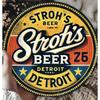 Stroh's Beer Detroit Retro Metal Tin Sign Vintage Wall Decor for Bar Garage Man Cave