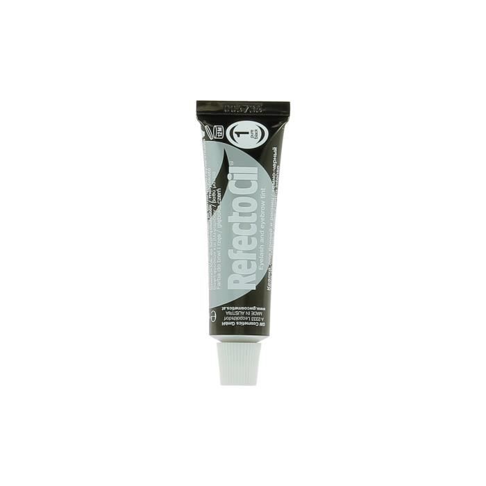 Refectocil sourcils tint 1 pure 15ml noir.