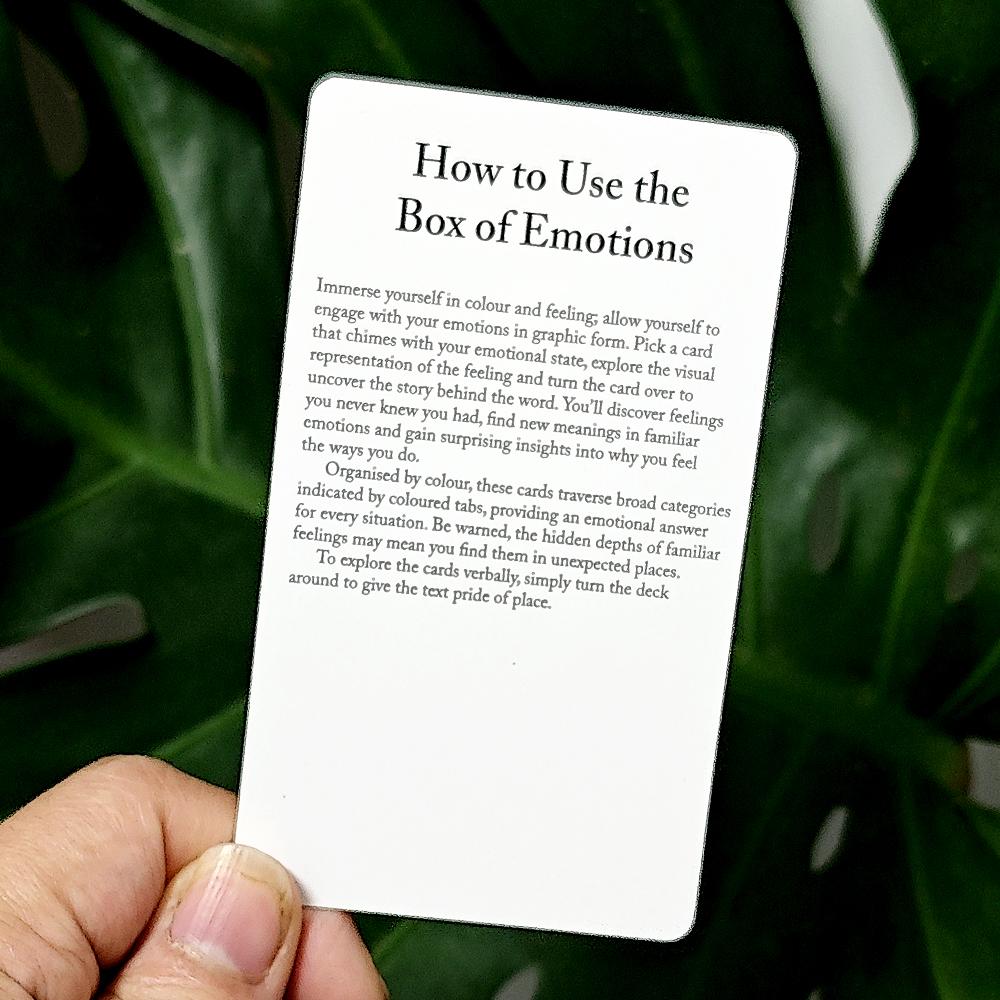 10.3*6cm The Box of Emotions - 80 Cards To Make Sense of Your Feelings