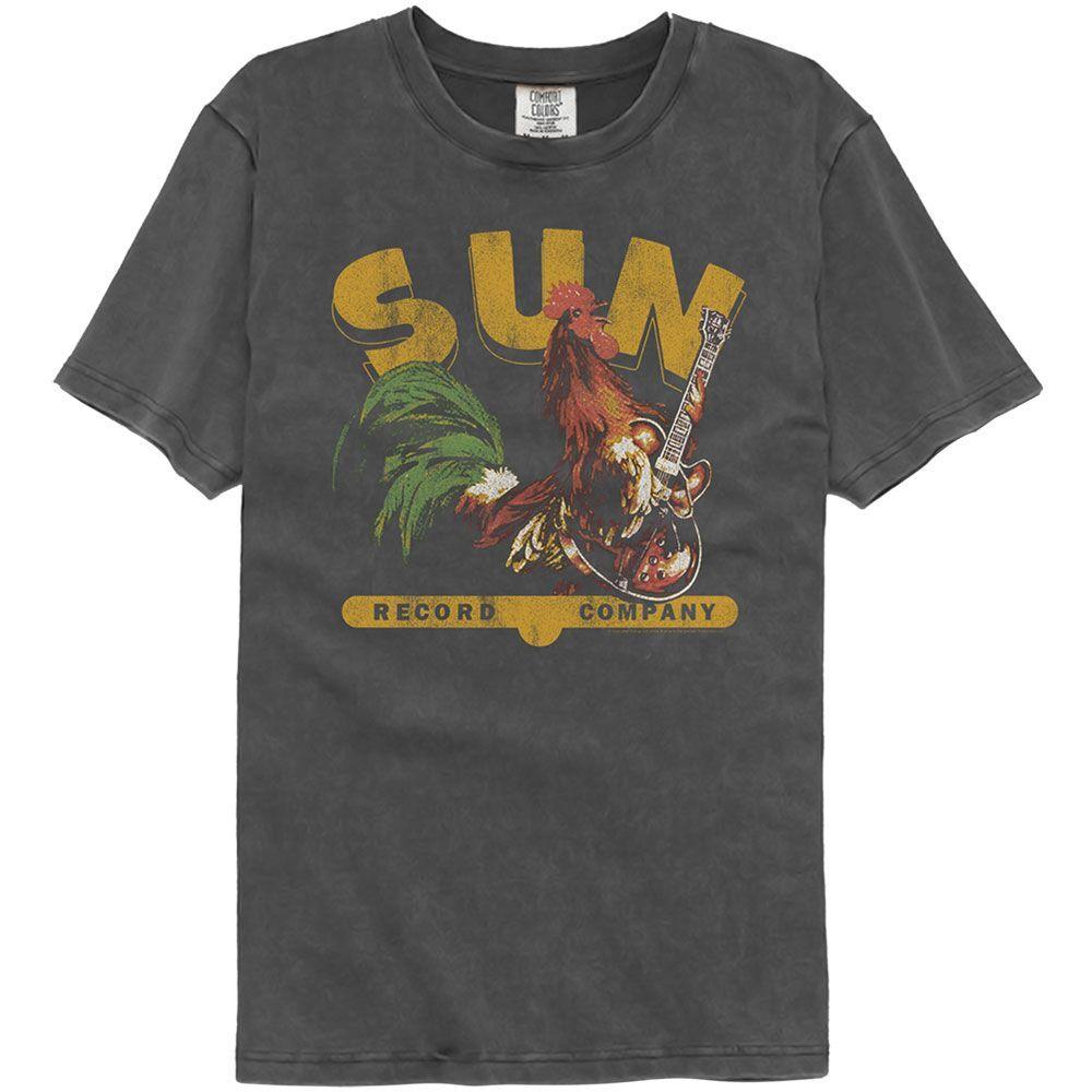 Sun Records Rooster With Guitar Comfort Colors Music Shirt