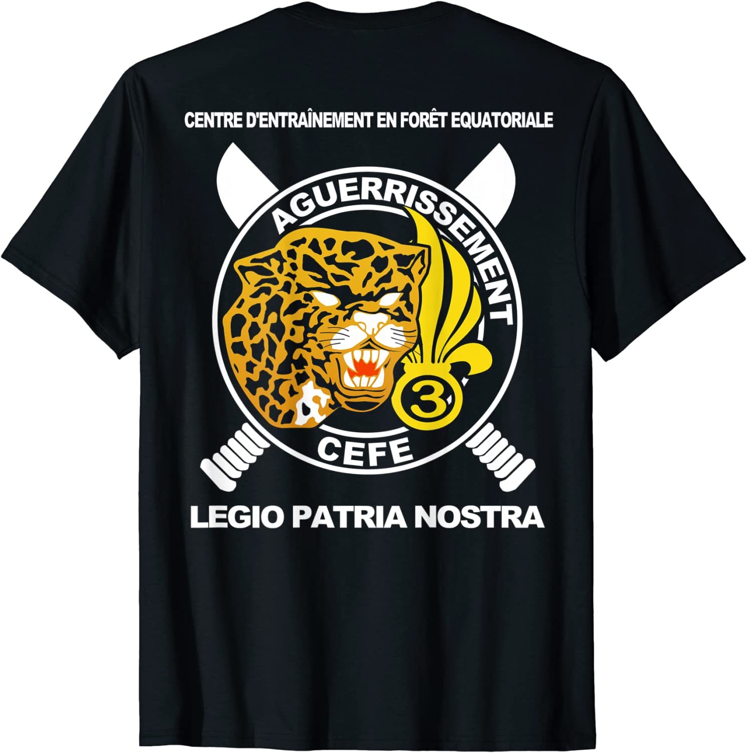 

French Legion Patria Nostra CEFE Jungle Warfare Training T-Shirt 100% Cotton O-Neck Short Sleeve Casual Mens T-shirt Size S-3XL 2XL