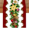 2025 Xmas Gifts Christmas Table Runner Faceless Gnome New Year Tablecloth New Table Decor  For Home