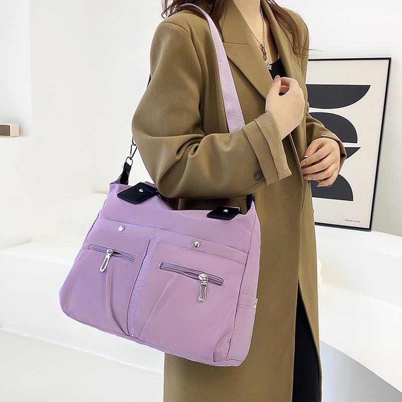Stilvolle Leichte Wasserdichte Damen Oxford Crossbody Bag im Koreanischen Stil - Handtasche mit Großer Kapazität für Reisen & Shopping