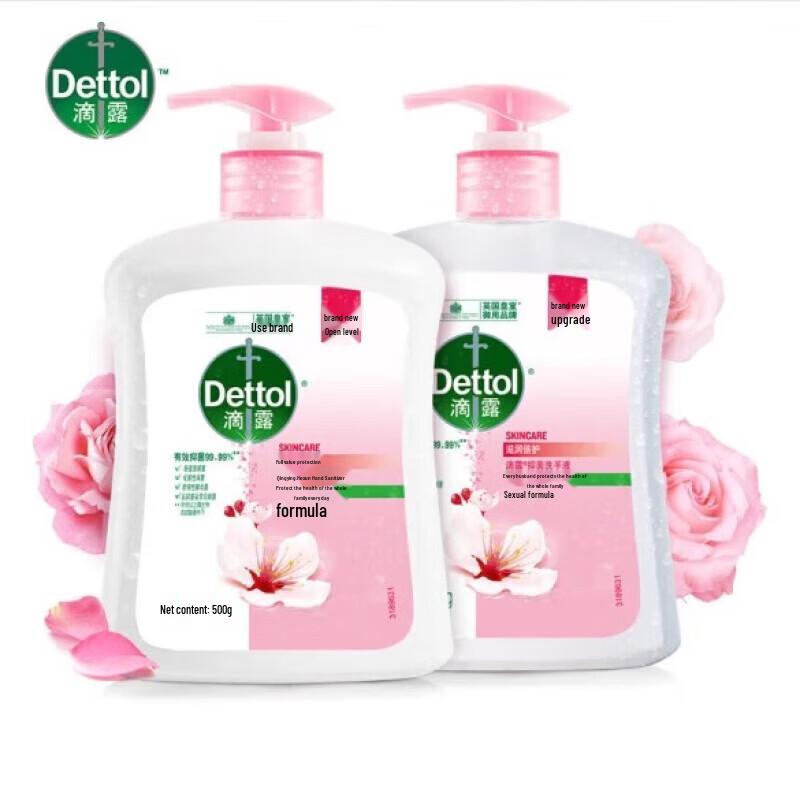 Dettol Moisturizing Antibacterial Hand Wash - Fruit Scent (2x500g)
