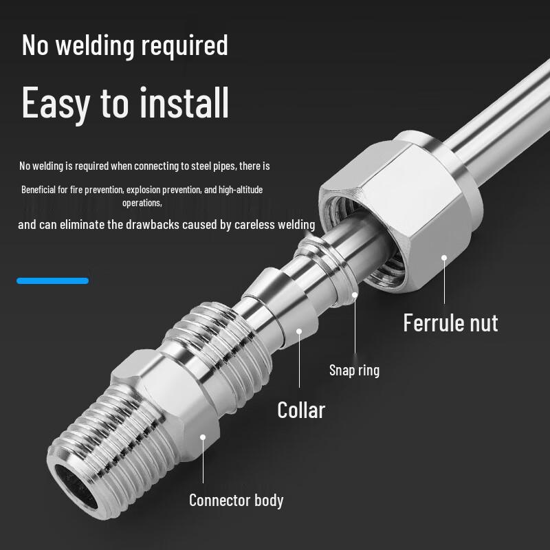 TengZhi 304 Stainless Steel Compression Tube Fittings