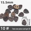 Natural Retro Coconut Shell Round Buttons for Children's Clothing