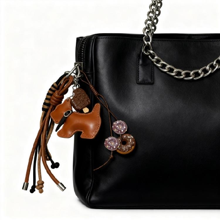 Portachiavi Corda Intrecciata Ciondoli per Borsa Ornamento da Appendere per Borsa Accessori per Borsa Ciondolo per Zaino per Donne Ragazze Regali