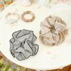 Elegant Korean Hair Flower Elastic Band for Women's Ponytails and Buns