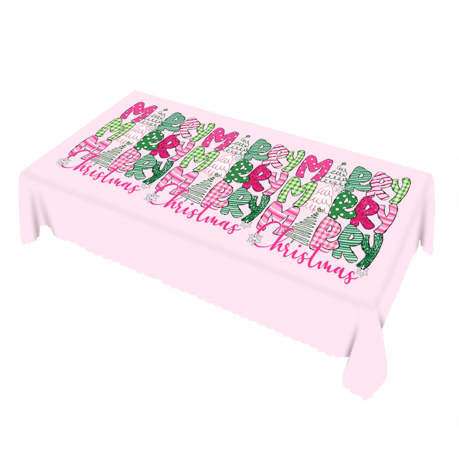 

Christmas Tablecloth Rectangular Lace Tablecloth One Size