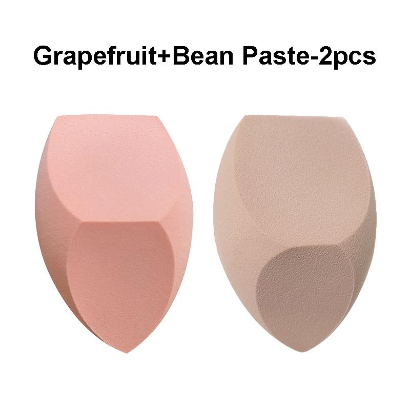 2Pcs Big Size Makeup Sponge Foundation Cosmetic Puff Soft Smooth Powder Concealer Sponge Blender Wet Dry Dual Use Make Up Puff