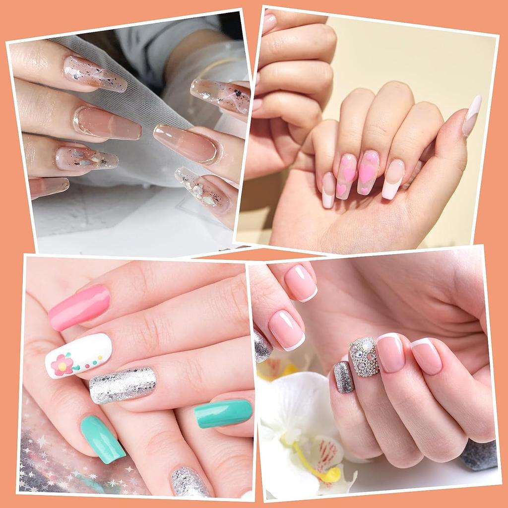 Poly Gel Brush Pen Dual Ended 2 IN 1 Design Nail Brush and Spatula Stainless Steel Gel Nail Brush for Nails Extension Gel