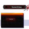 For Ssangyong Logo Kyron Rexton 2 Kyron Tivoli Musso Car Front Grille Lamp Emblem Decor Led Light Auto Accessories