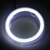 1 Çift Otomatik Halo Halkalar COB Çipli Far DRL LED Motosiklet Araba İçin 60mm