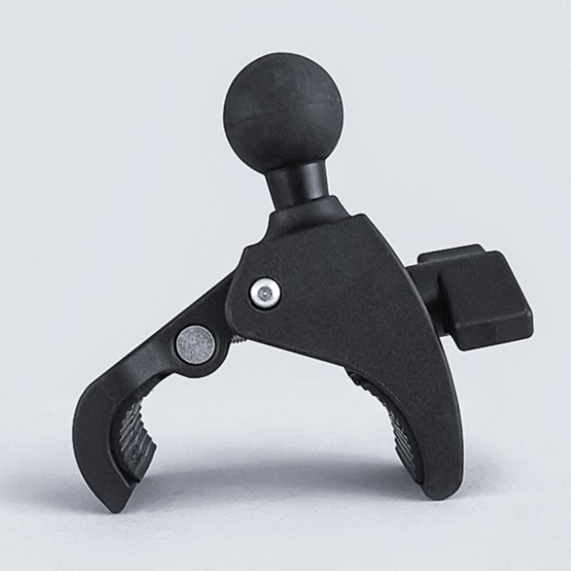 Universelle Aluminiumrohrklemme Halterung Schnell lösbare Halterung für Smartphones Kameras an Motorrädern Fahrrädern & Fahrzeugen