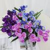 Künstliche Iris-Szene in verschiedenen Farben – realistische Haptik, Foto-Requisite, Lilien-Simulation, Tischdekoration