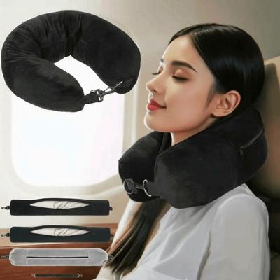 Aufblasbares Reise-Nackenkissen Tragbare Reise-Tasche Kissen-Aufbewahrungstasche Kissen Flugzeugreise