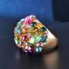 Luxury Jewelry Design Vintage Rings for Women Aesthetic Wedding Ring Fashion Accessories Couple Ring Crystal Jewelry
