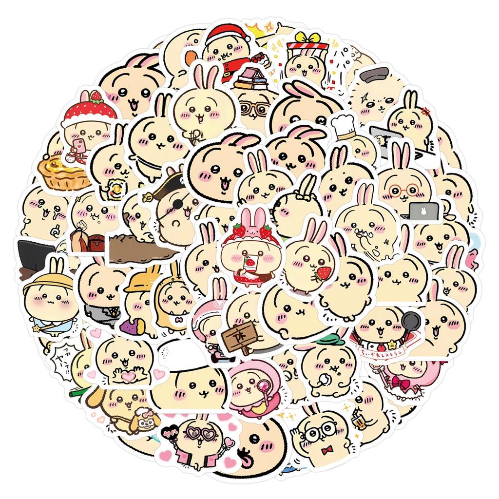 100 Cute Cartoon Ji Yi Kawa Usagi Stickers for Journals, DIY Stationery, Phones, and Laptops