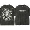 Anime Washed Vintage Sakamoto Days Damen Herren Mode Hip Hop Übergroße T-Shirts Sommer Baumwolle Komfort Damen T-Shirt Top
