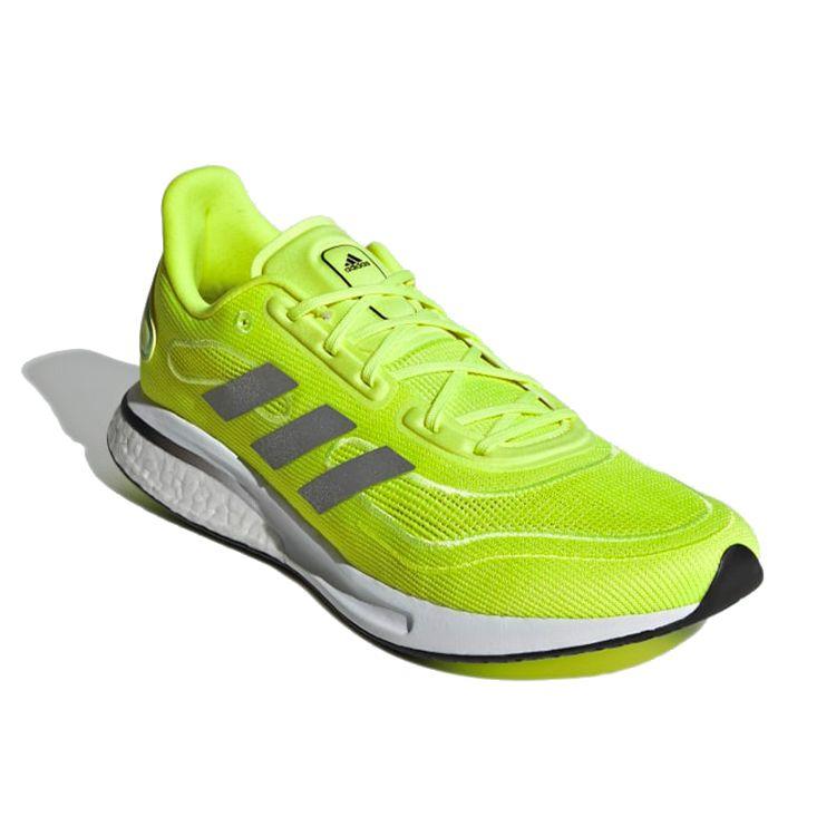 Adidas Supernova Solar Yellow Men Sneakers Silver-Metallic Core-Black FX6823