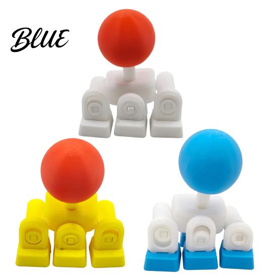 Retro-Spiel-Joystick-Tastenkappe Vintage 3D-gedruckt Neuheit Mechanische Tastatur 4-Tasten-Verbindung Mini-Kampf