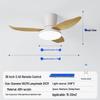 2025 Silent Nordic Ceiling Fan Light for Small Apartments & Bedrooms